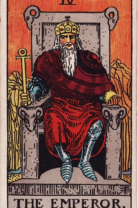 The Emperor tarot card