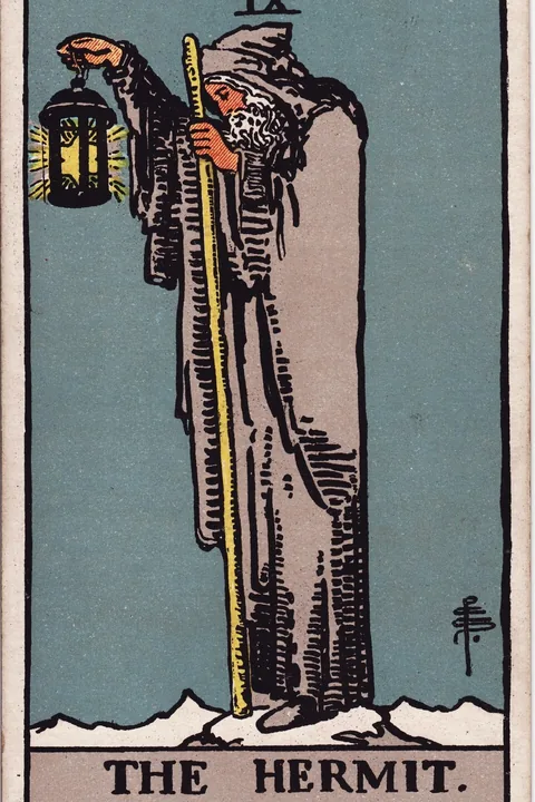 The Hermit tarot card