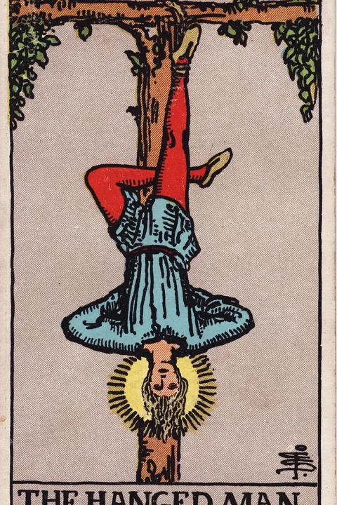 The Hanged Man tarot card