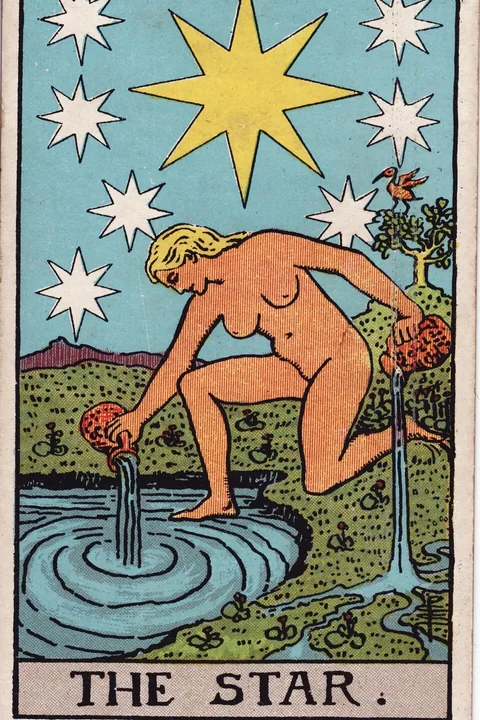 The Star tarot card