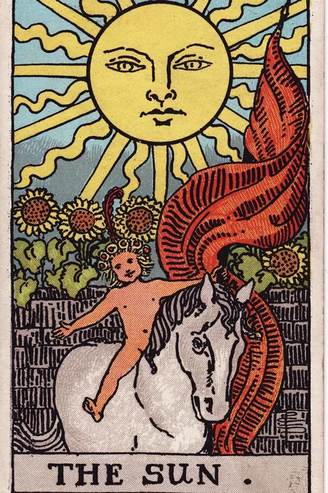The Sun tarot card